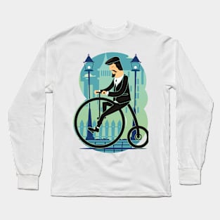 Vintage Cycling Long Sleeve T-Shirt